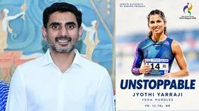 యువ క్రీడాకారులకు జ్యోతి యర్రాజీ స్ఫూర్తిగా నిలుస్తున్నారు: మంత్రి లోకేశ్