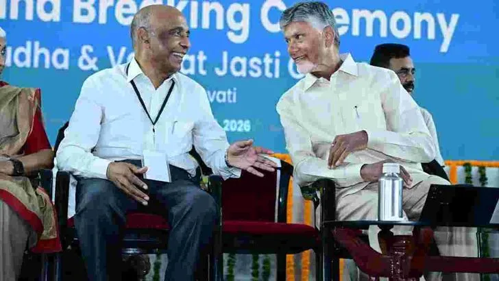 అమరావతిలో ఎల్వీ ప్రసాద్ కంటి ఆసుపత్రికి సీఎం చంద్రబాబు శంకుస్థాపన