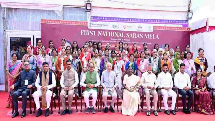 విజయవాడలో జాతీయ సరస్ మేళాను ప్రారంభించిన రాష్ట్రపతి ముర్ము