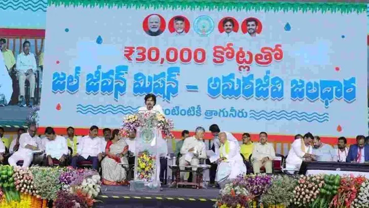 కడప జిల్లాలో జల్‌జీవన్ మిషన్ 2.0 - అమరజీవి జలధార పనులను ప్రారంభించిన చంద్రబాబు, పవన్