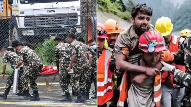 10 రోజులపాటు ఇరుకైన సొరంగంలో.. రక్షించిన ఆర్మీ సిబ్బంది