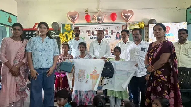 MPPS మిట్టకొడూర్‌లో RAISE 100వ గ్రంథాలయం.. విద్యార్థుల్లో పఠనాసక్తికి ఊతం