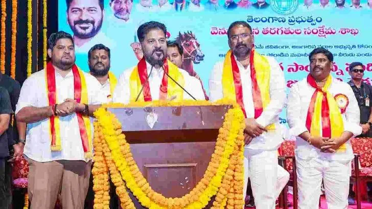 పండుగ సాయన్న ముదిరాజ్‌ జయంతిలో పాల్గొన్న సీఎం రేవంత్‌రెడ్డి