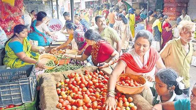 మండిపోతున్న కూరగాయలు