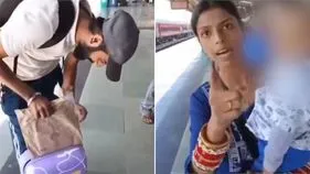 రైల్వే బెడ్‌షీట్లు దొంగిలించిన జంట.. ప్రశ్నిస్తే వారిచ్చిన సమాధానం ఇదే..!