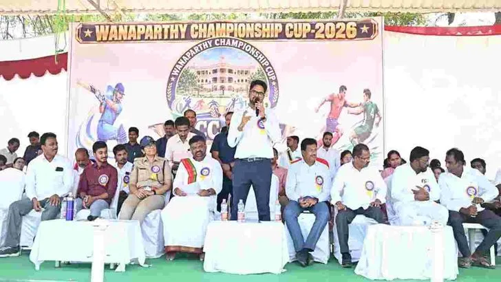 వనపర్తిలో ఛాంపియన్స్ ట్రోఫీ క్రీడా పోటీలు ప్రారంభం