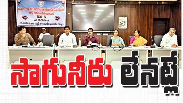 సాగు నీరు లేనట్లే