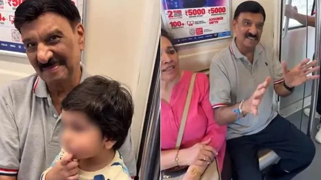 ఢిల్లీ మెట్రోలో తాతయ్య గొంతు విని ఆశ్చర్యపోయిన మనవడు.. షమ్మీ నారంగ్ వీడియో వైరల్..
