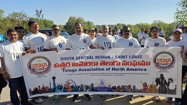 సెయింట్ లూయిస్‌లో ఘనంగా తానా టీమ్ స్క్వేర్ 5కే రన్ 