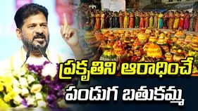 బతుకమ్మతో తెలంగాణ సంస్కృతి వైభవం చాటాలి:  సీఎం రేవంత్‌రెడ్డి