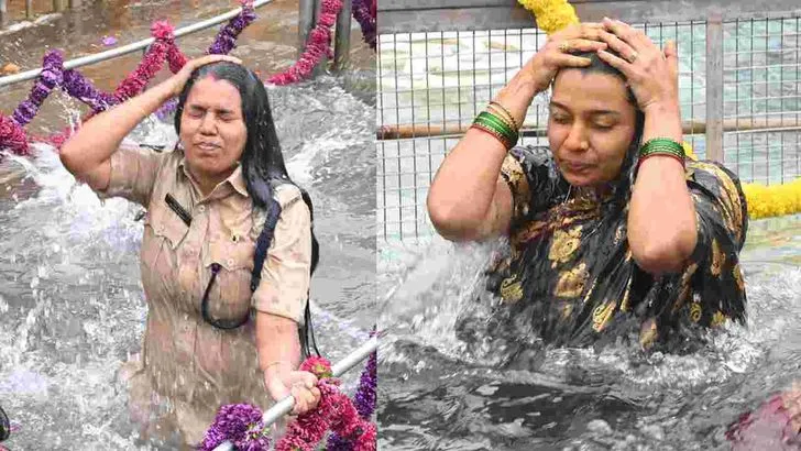 నేత్రపర్వంగా తిరుమలేశుని చక్రస్నానం