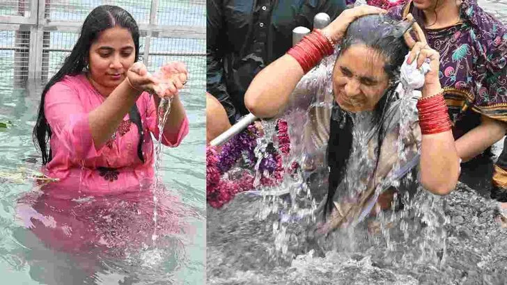 నేత్రపర్వంగా తిరుమలేశుని చక్రస్నానం