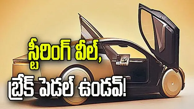 స్టీరింగ్‌ వీల్‌, బ్రేక్‌ పెడల్‌ ఉండవ్‌!