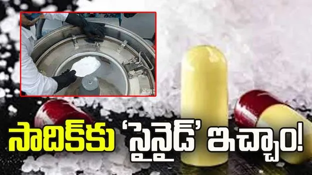 సాదిక్‌కు ‘సైనైడ్‌’ ఇచ్చాం!