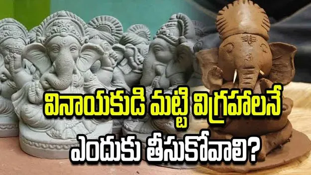 వినాయకుడి మట్టి విగ్రహాలే ఎందుకు? ప్లాస్టర్ ఆఫ్ పారిస్ విగ్రహాలెందుకు వద్దు?