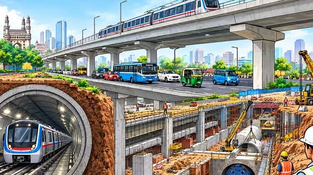 భూగర్భ లైన్లు, డబుల్‌ డెక్‌లు!