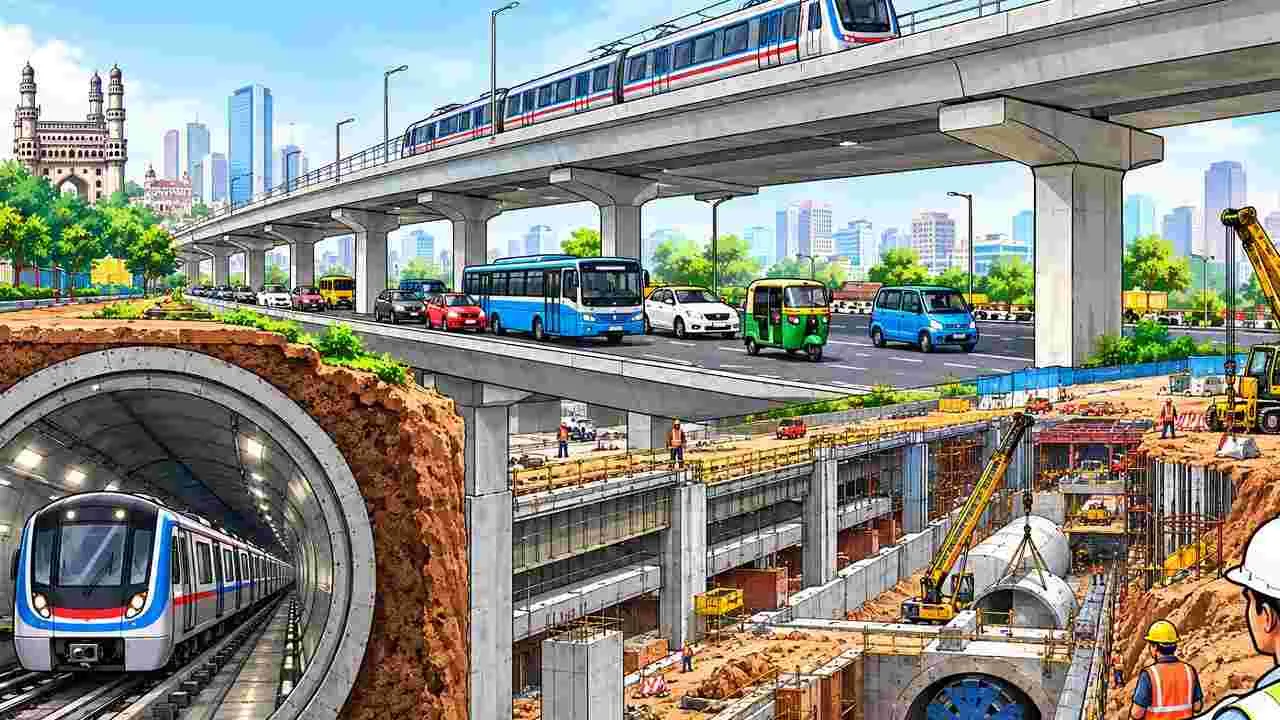 భూగర్భ లైన్లు, డబుల్‌ డెక్‌లు!