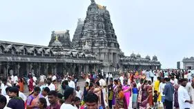 భక్తజనసంద్రంగా యాదగిరి క్షేత్రం