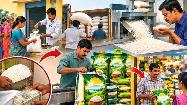 రేషన్‌ బియ్యం..  బ్రాండెడ్‌ దందా