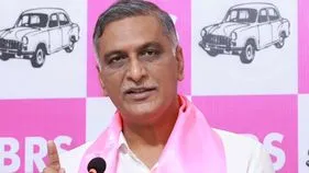 గోదావరి-కావేరీ లింకు పేరుతో కుట్ర:హరీశ్‌
