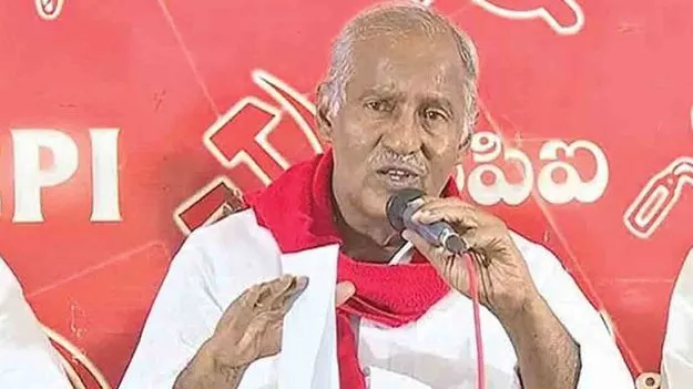 రాష్ట్రం మొత్తాన్ని కరువు ప్రభావిత ప్రాంతంగా ప్రకటించాలి: కూనంనేని