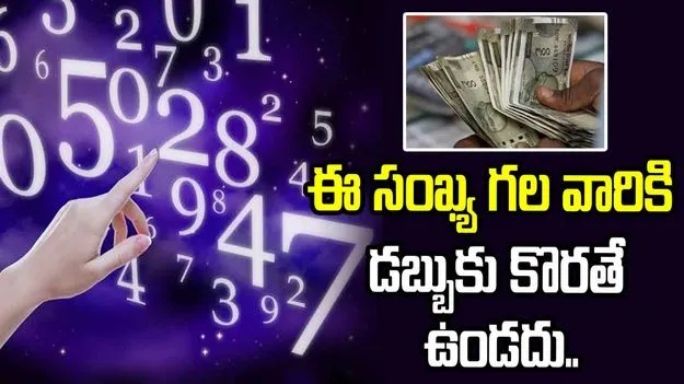 ఈ సంఖ్య గల వారికి డబ్బుకు కొరతే ఉండదు.. కానీ..!