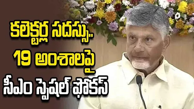 కలెక్టర్ల సదస్సు.. 19 అంశాలపై సీఎం చంద్రబాబు స్పెషల్ ఫోకస్