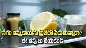 సగం నిమ్మకాయను ఫ్రిజ్‌లో పెడుతున్నారా? ఈ తప్పులు చేయకండి