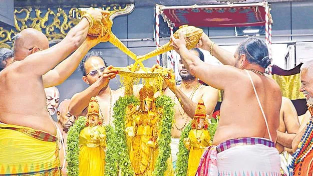 శ్రీవారి ఆలయంలో శాస్త్రోక్తంగా పవిత్రోత్సవాలు ప్రారంభం