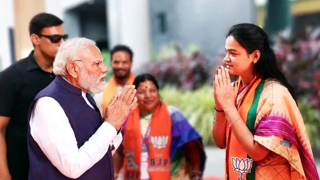 యువమోర్చా జాతీయ సభ్యురాలిగా సింధురెడ్డి