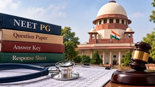 నీట్‌ పీజీ ప్రశ్నలు, జవాబుల వెల్లడిపై కేంద్రానికి సుప్రీంకోర్టు నోటీసులు 
