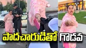 పాదచారుడితో గొడవపడ్డ భారత సంతతి మహిళ.. చివరకు అరెస్ట్