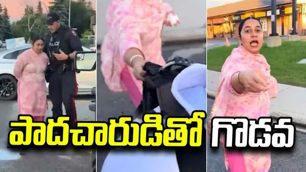 పాదచారుడితో గొడవపడ్డ భారత సంతతి మహిళ.. చివరకు అరెస్ట్