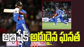 అభిషేక్ శర్మ అరుదైన ఘనత.. భారత తొలి ఓపెనర్‌గా..!