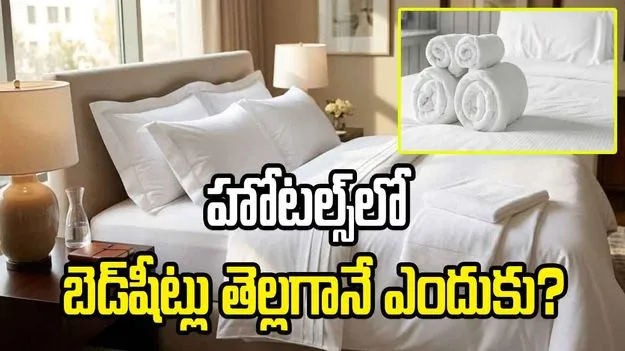 హోటల్స్‌లో బెడ్‌షీట్లు, టవల్స్ తెల్లగానే ఎందుకుంటాయో తెలుసా?