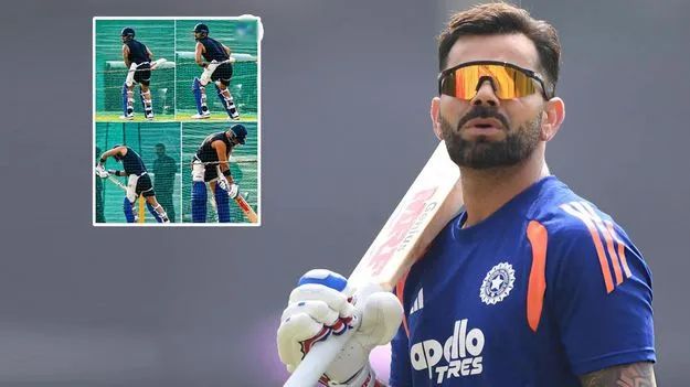 న్యూజిలాండ్‌తో వన్డే సిరీస్: నెట్స్‌లో చెమటోడుస్తున్న కోహ్లీ.. వీడియో వైరల్