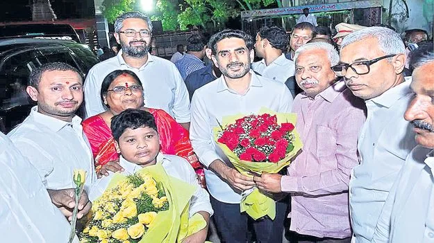 మంత్రి నారా లోకేశ్‌ రాక