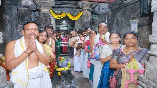 భీమన్న ఆలయంలో భక్తుల రద్దీ