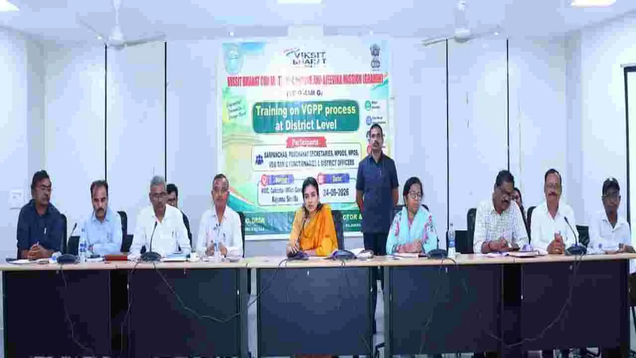 గ్రామపంచాయతీల సమగ్రాభివృద్ధికి ప్రణాళికలు