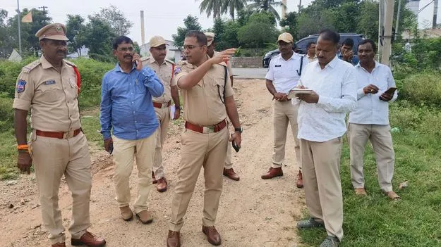 సీఎం పర్యటన భద్రతా ఏర్పాట్ల పరిశీలన 