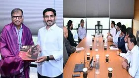 పారిశ్రామికవేత్తలతో లోకేశ్ వరుస భేటీలు.. ఏపీలో ప్రాజెక్టులు పెట్టాలని ఆహ్వానం 