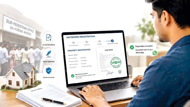 'Anywhere registration' is not being done!    ఎనీవేర్‌ రిజిస్ట్రేషన్‌  చేయట్లే!