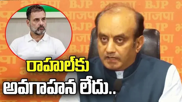 రాహుల్‌కు రాజకీయాలపై అవగాహన లేదు: సుధాన్షు త్రివేది