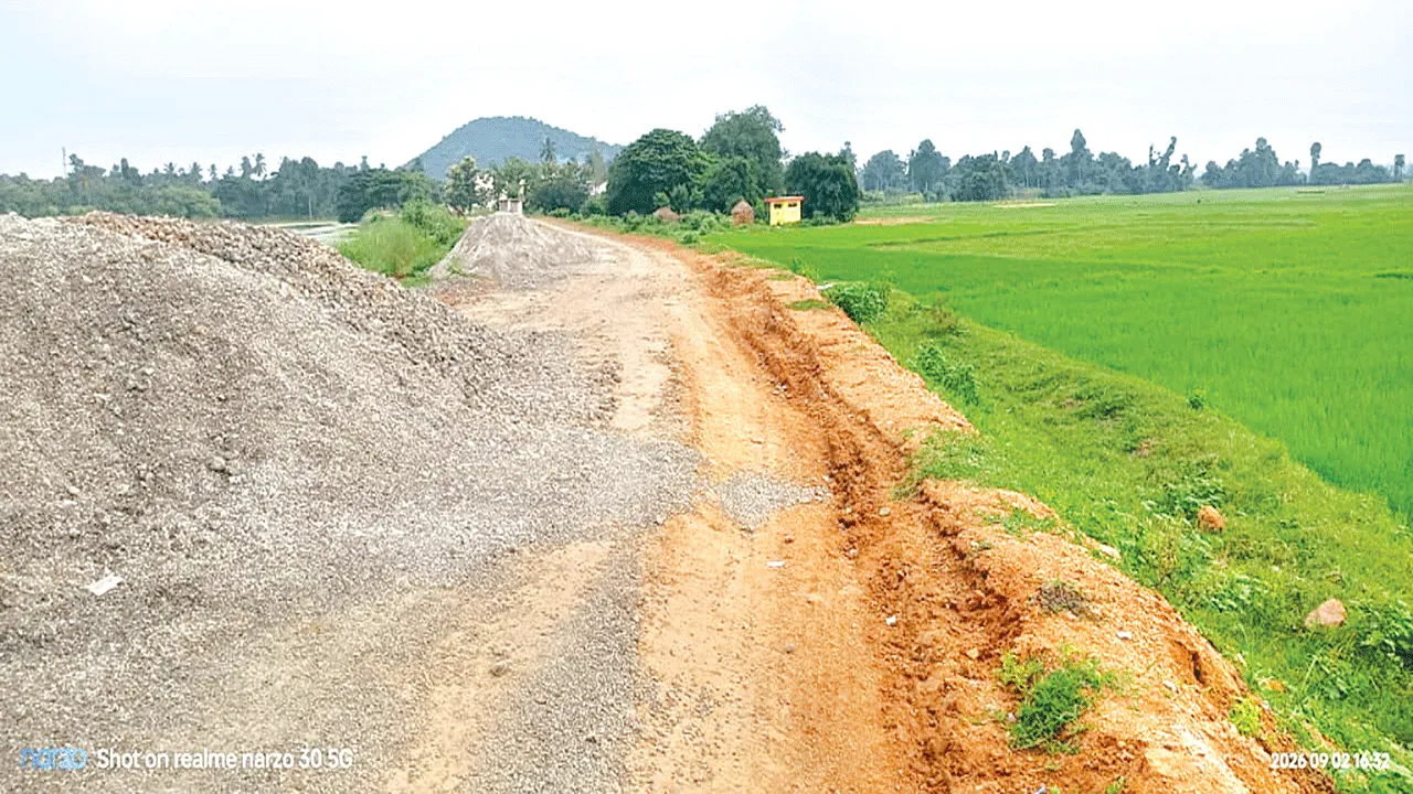 Lack of Supervision… పర్యవేక్షణ లోపం.. పనులు నాసిరకం