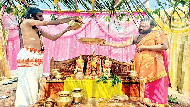   Chakra Teertha Snanam  నేత్రపర్వం.. చక్రతీర్థ స్నానం