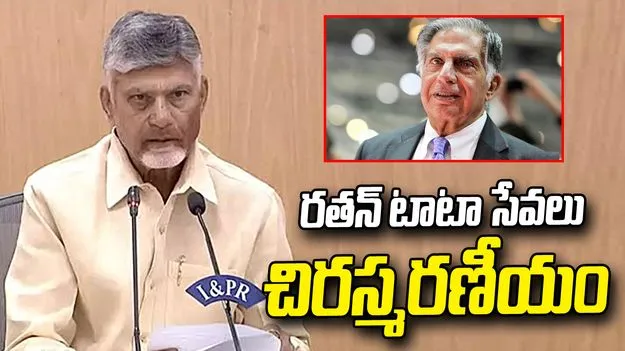 వినయం, నైతిక నాయకత్వానికి ప్రతీక.. రతన్‌ టాటా: సీఎం చంద్రబాబు 