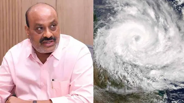 తుఫాన్‌ ఎఫెక్ట్‌.. అధికారులను అప్రమత్తం చేసిన మంత్రి అచ్చెన్నాయుడు