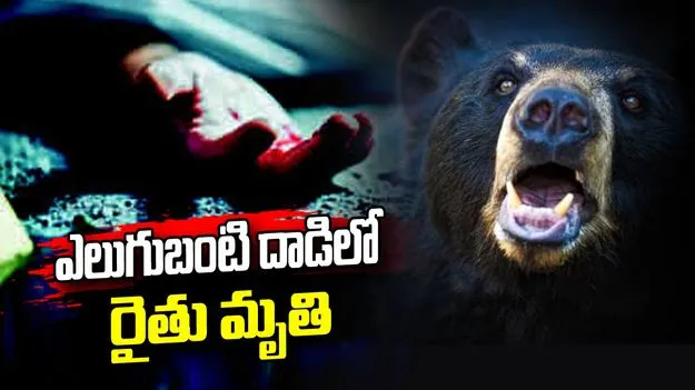 జనగామ జిల్లాలో విషాదం.. ఎలుగుబంటి దాడిలో రైతు మృతి