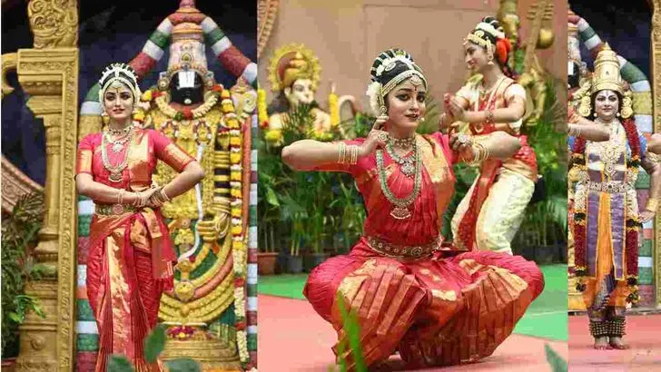 తిరుమల బ్రహ్మోత్సవాల్లో నటి డింపుల్ హయాతి కూచిపూడి నృత్య ప్రదర్శన