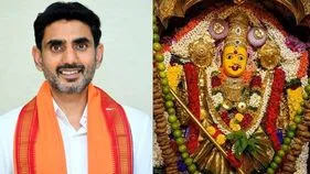 పిల్లలకు విద్యాబుద్ధులు ప్రసాదించాలని అమ్మవారిని వేడుకుంటున్నా: మంత్రి లోకేశ్